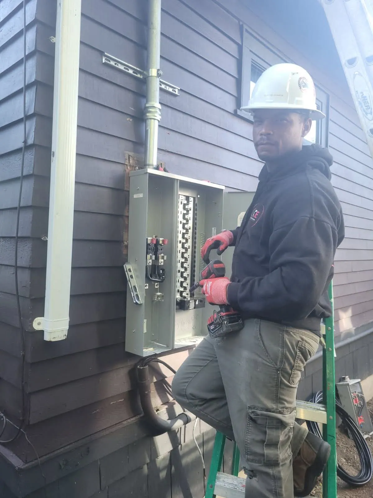 Maurice Breakenridge, owner of All Squared Electrical Services